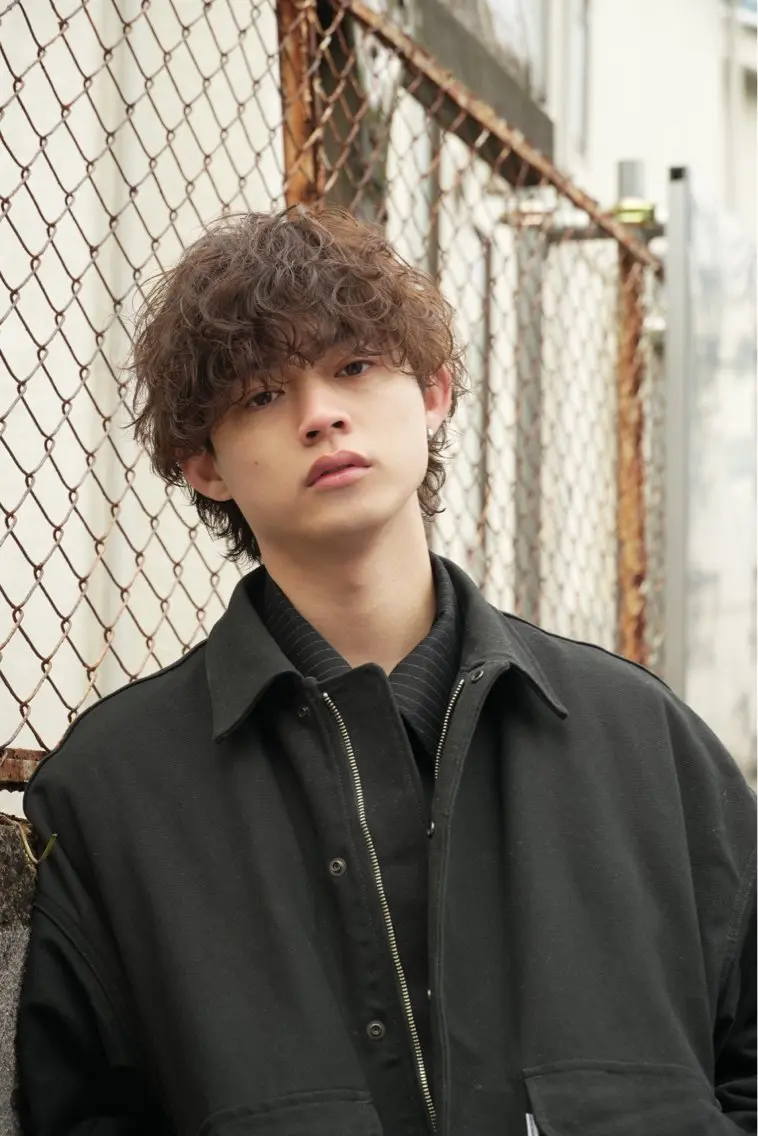 メンズ マッシュウルフ マッシュ メンズウルフカット ウルフカット 原宿 無料カット fifth イノウエのヘアスタイル