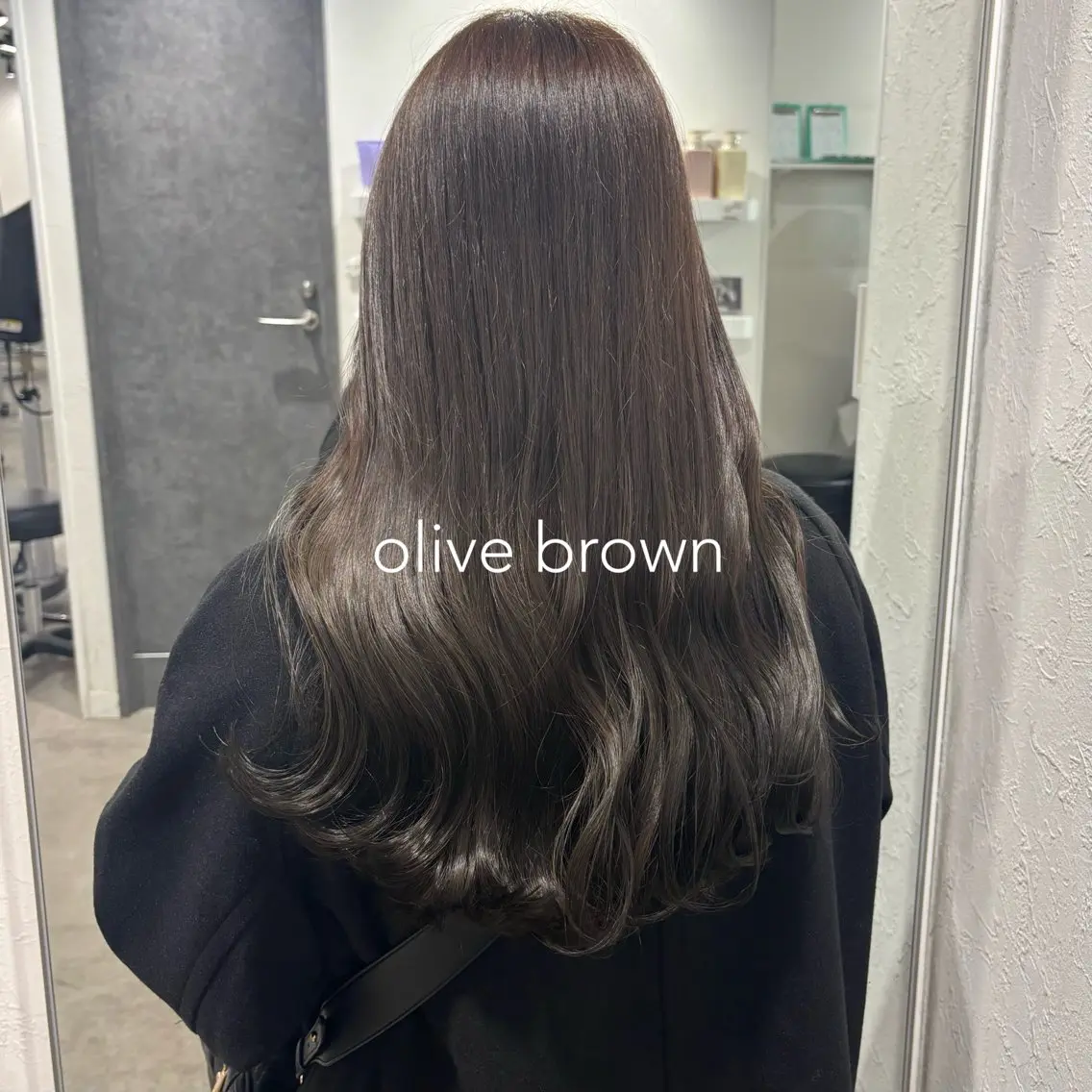 ロング ヘアカラー 髪質改善ストレート /暖色カラー🎀🪞のヘアスタイル