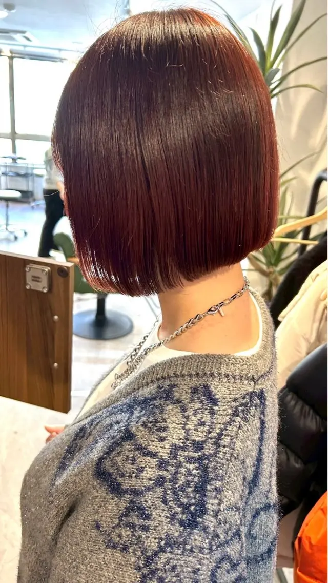 新規様5名限定✨ボブカット+ブリーチカラー+トリートメントの写真