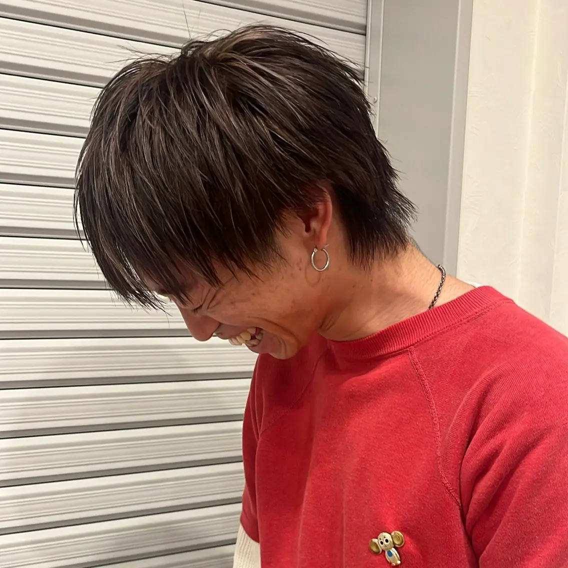 メンズ メンズハイライト 、 ハルナのヘアスタイル
