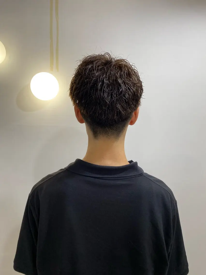 メンズ メンズパーマ ハナダ メイのヘアスタイル