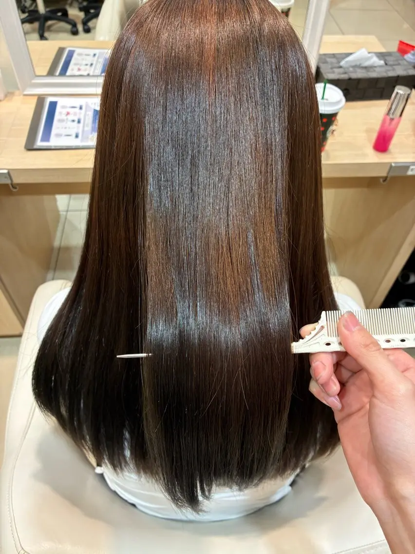 セミロング カラー オリーブカラー ヘアカラー 🫧Ash中目黒 Kotoka🫧のその他イメージ
