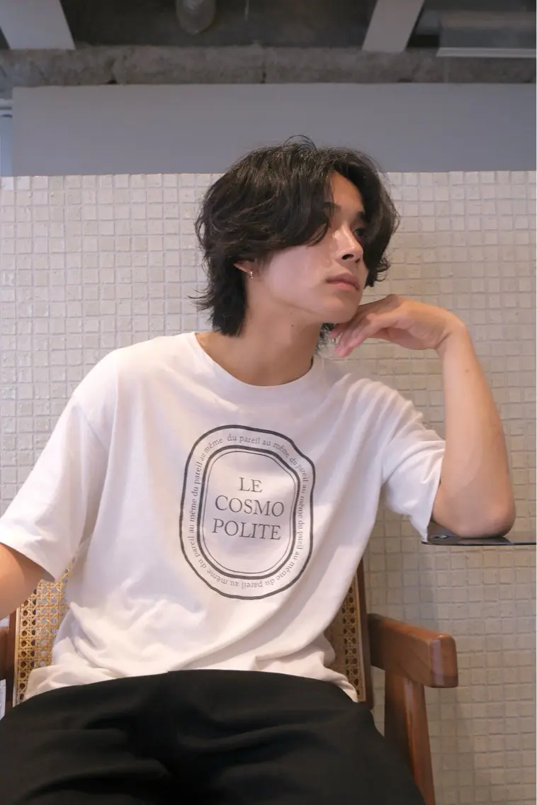 メンズ カット パーマ 渋谷パーマNo.1 うえちりくのヘアスタイル