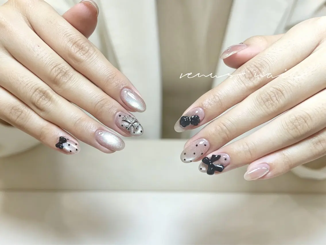 ネイル ハンドネイル Venus nail チップ長さだし専門店のネイルデザイン