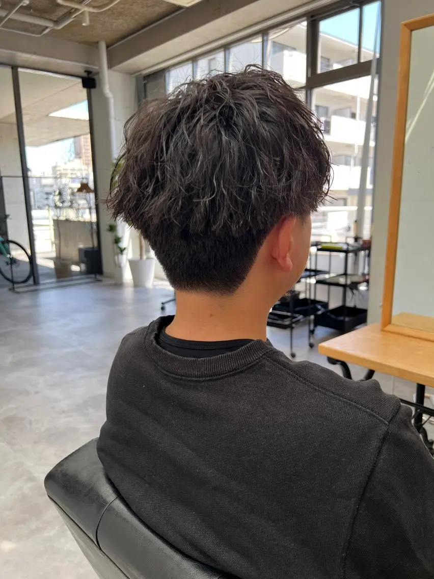 似合わせカット+ツイストパーマ【無造作でモテる束感パーマ】🔥の写真