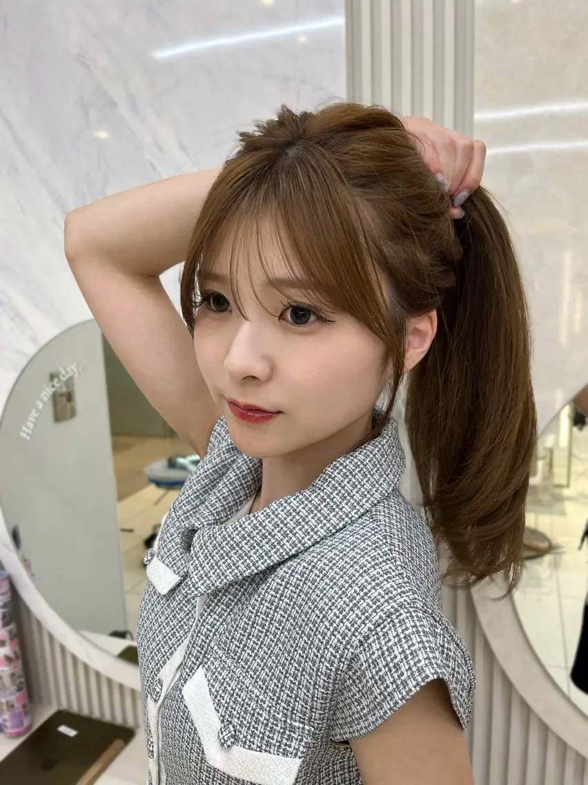 ロング カット トリートメント 似合わせレイヤー/ 透明感カラーのヘアスタイル
