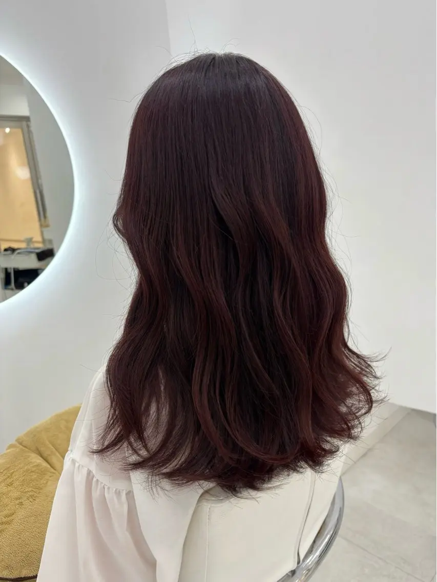 セミロング カラー カット ヘアカラー トリートメント 【aini天王寺】 𝐚𝐢𝐫𝐢✂︎のヘアスタイル