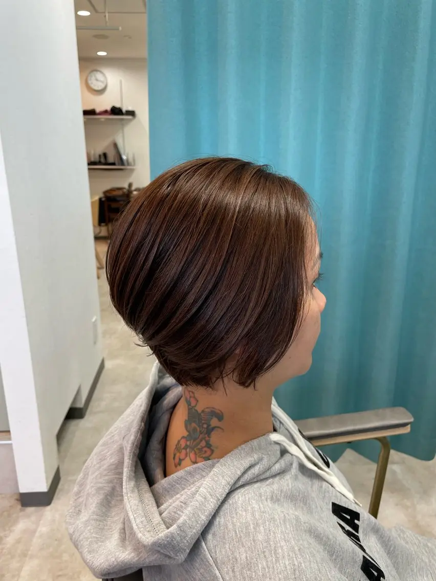 ショート 登 愛のヘアスタイル
