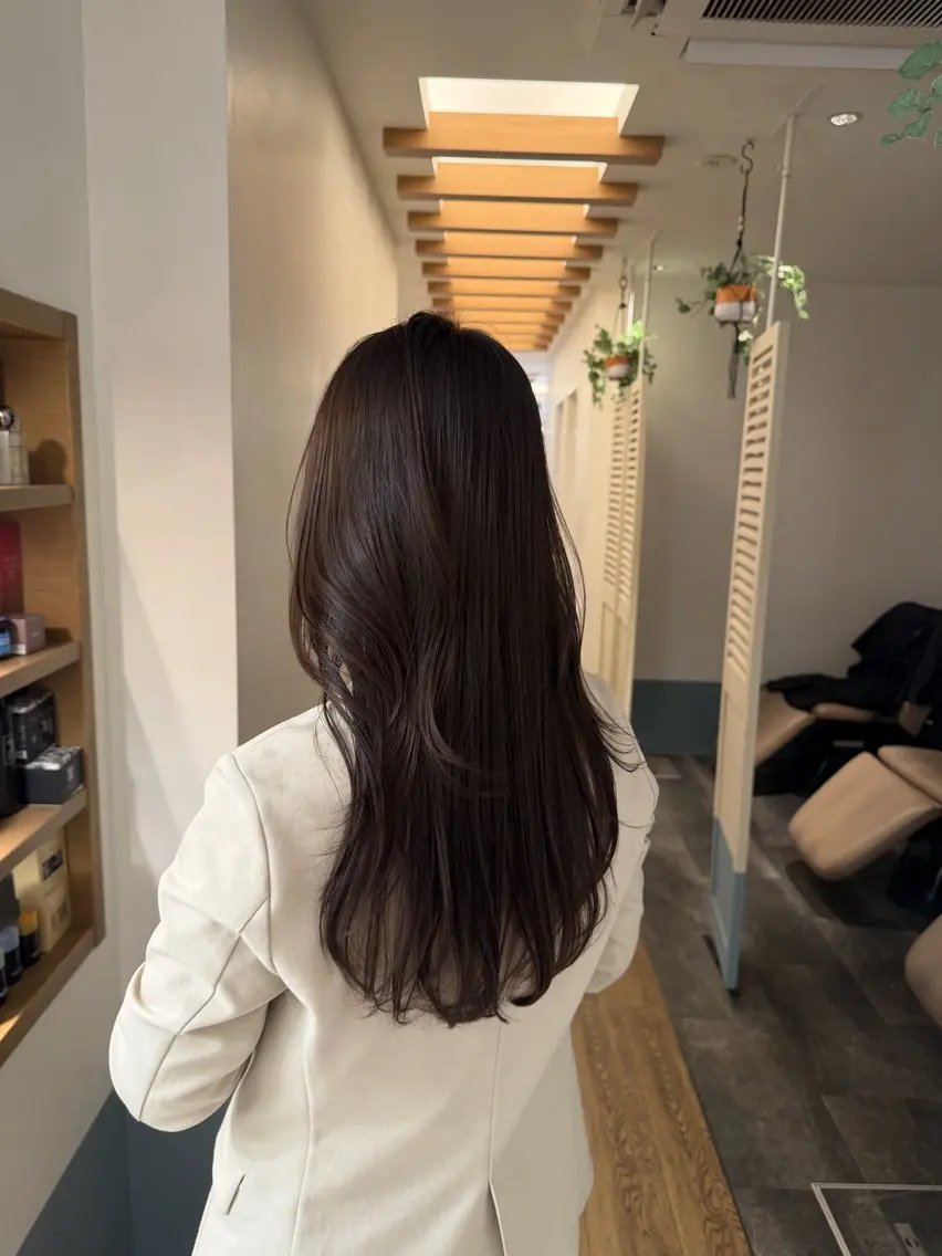ロング ヘアカラー FUJIIKANON /パーマモデル募集中のヘアスタイル