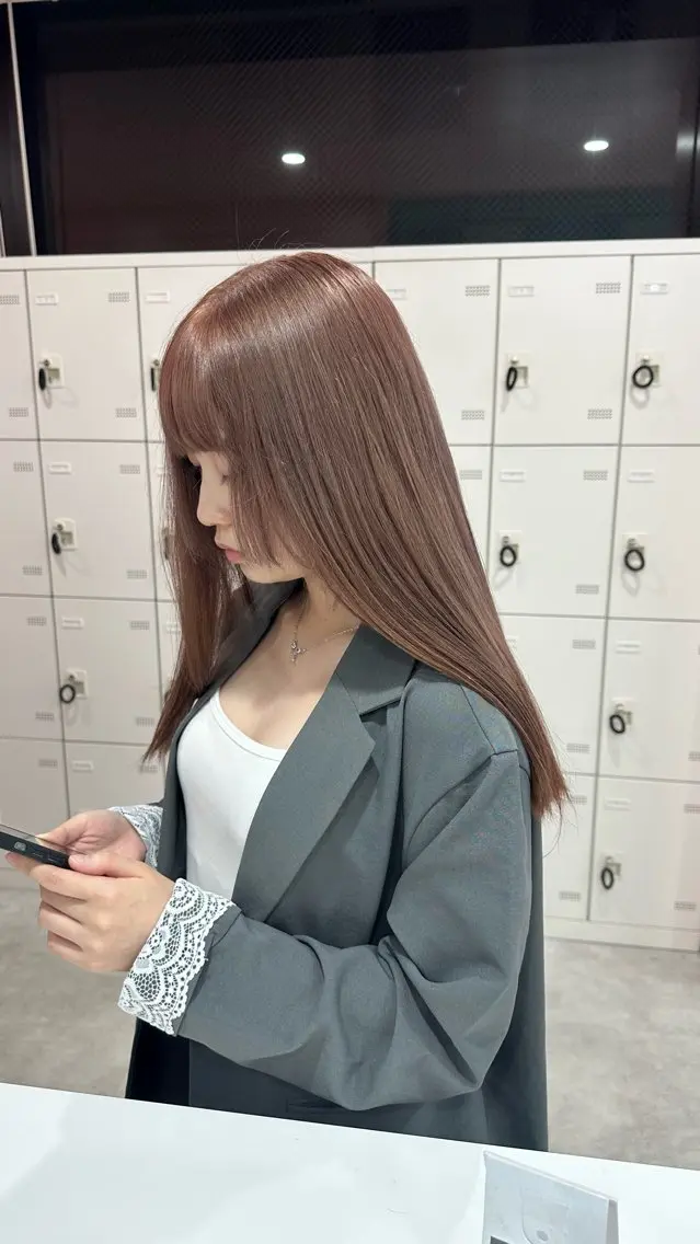 ロング カラー ヘアカラー 大人っぽ韓国ヘア🤍 yuma🐈‍⬛のヘアスタイル