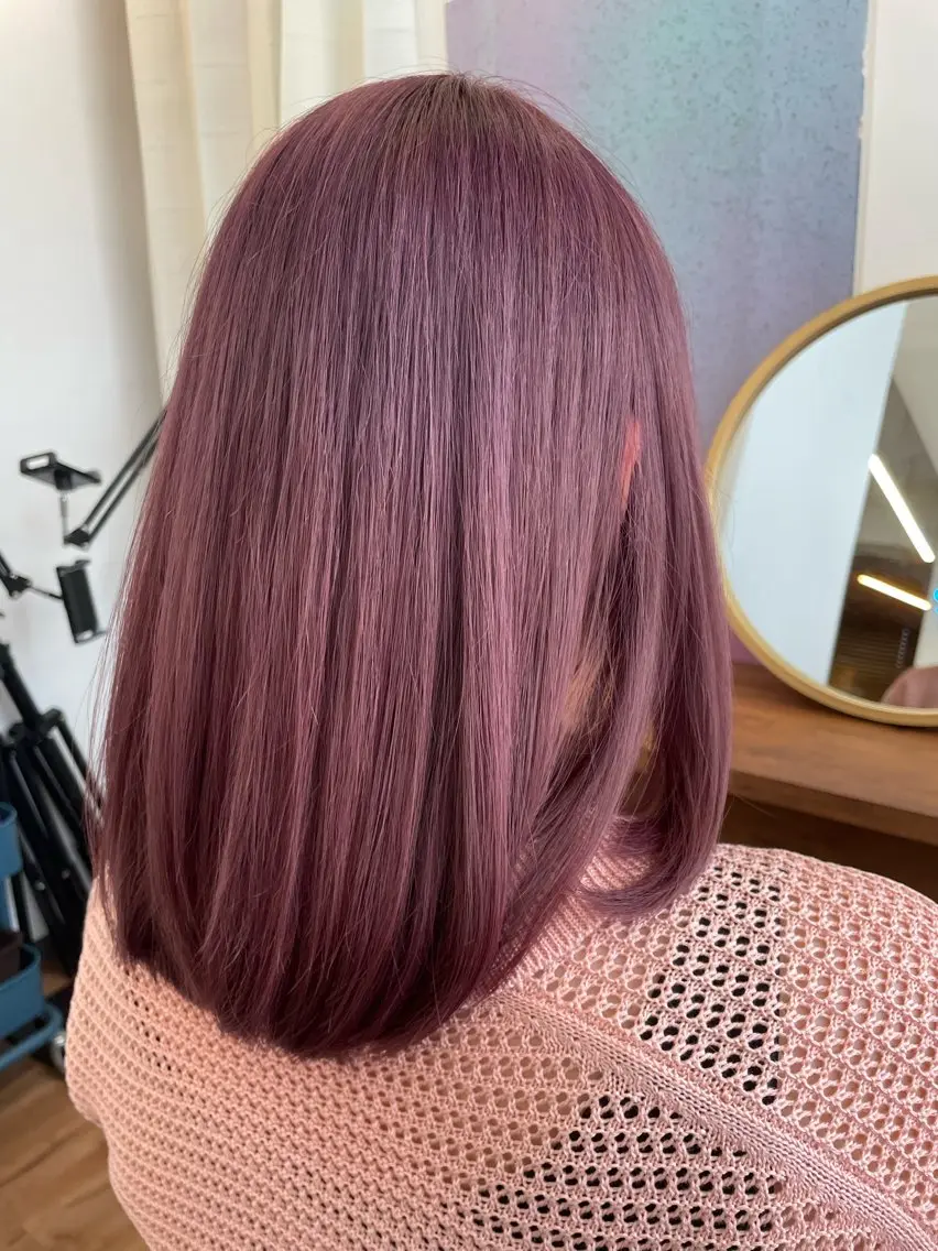 セミロング カラー 中川 紗希のヘアスタイル