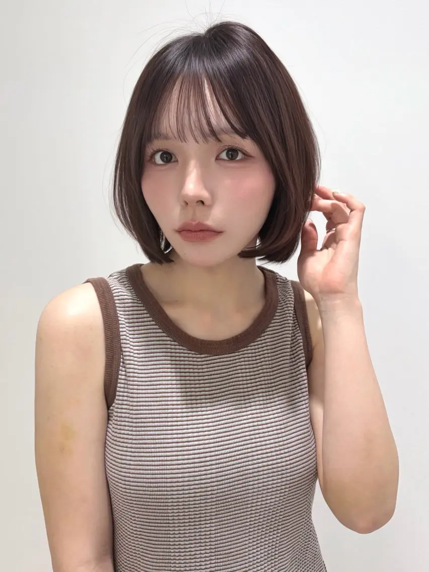 ミディアム ボブ/ ミディアムKOUGAのヘアスタイル