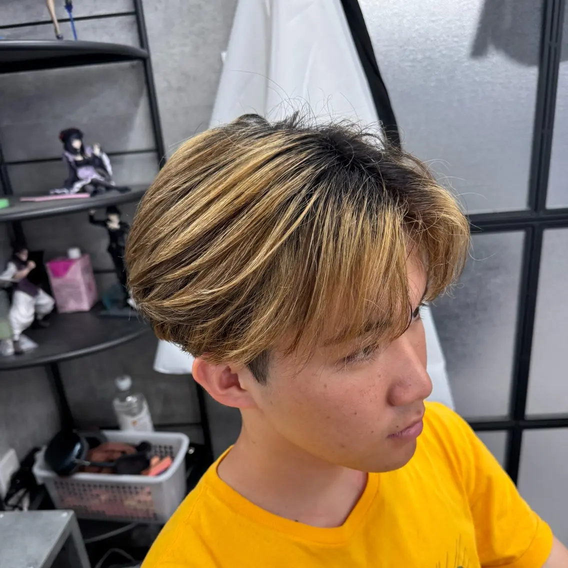 メンズ メンズハイライト メンズの悩み解決屋 花原雅人のヘアスタイル