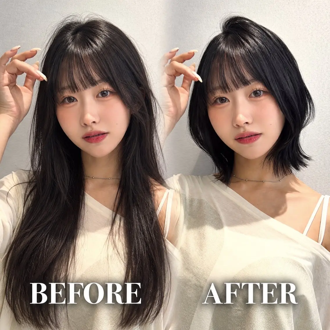 ミディアム カラー カット ヘアカラー トリートメント 🩷小川大輔🩷 店長/ボブ/インナーのヘアスタイル