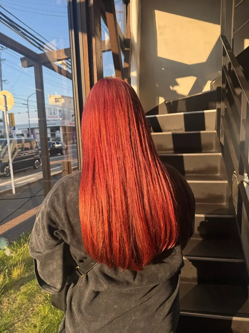 ロング カット ヘアカラー kage Nanamiのヘアスタイル