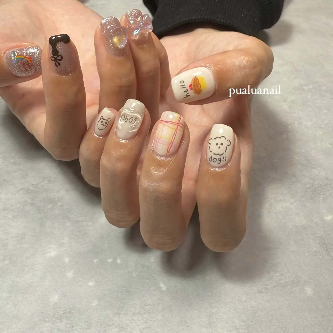 ネイル ハンドネイル pualua miharuのネイルデザイン