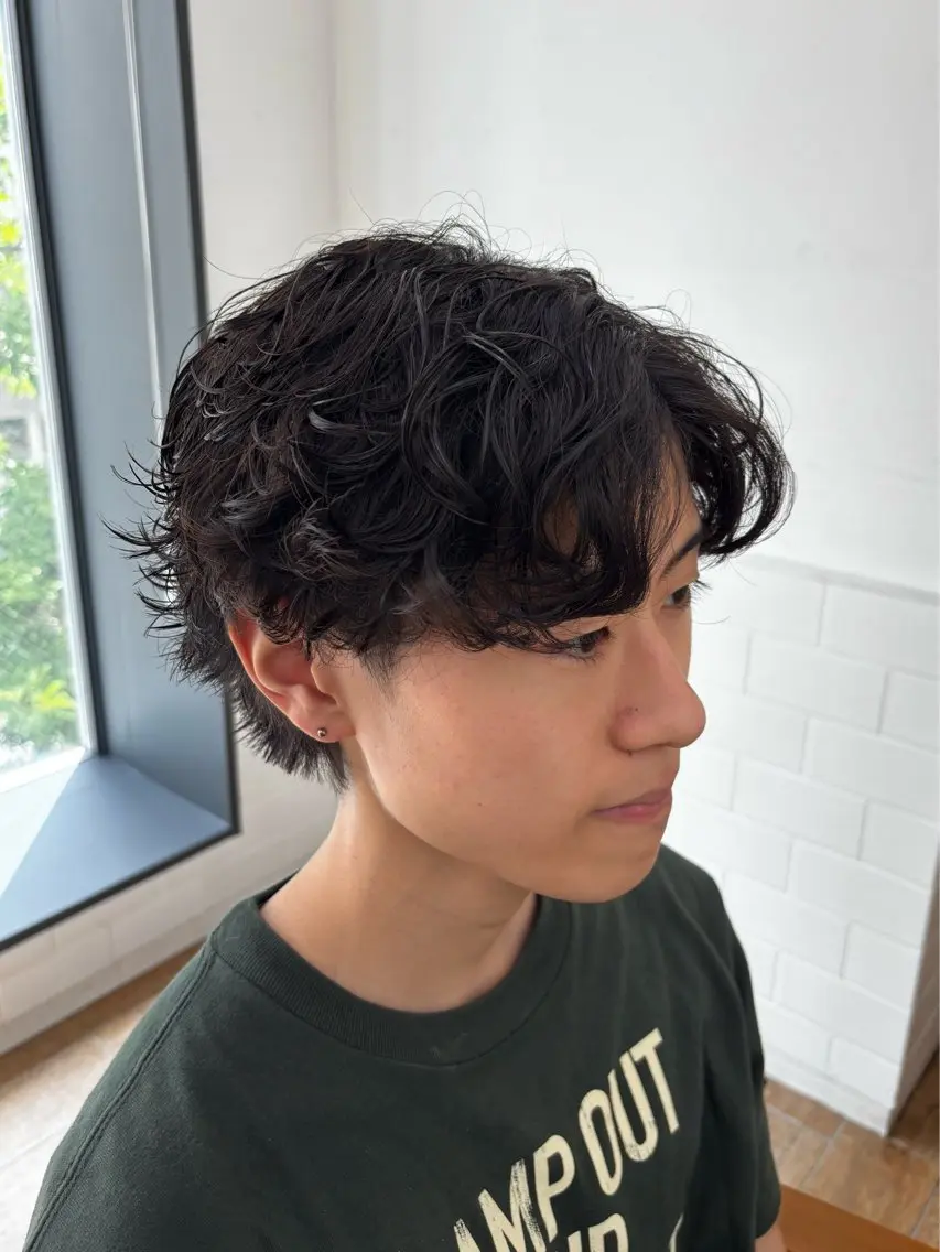ショート パーマ カット パーマ ウルフカット/パーマ Mayo🌛🌀のヘアスタイル
