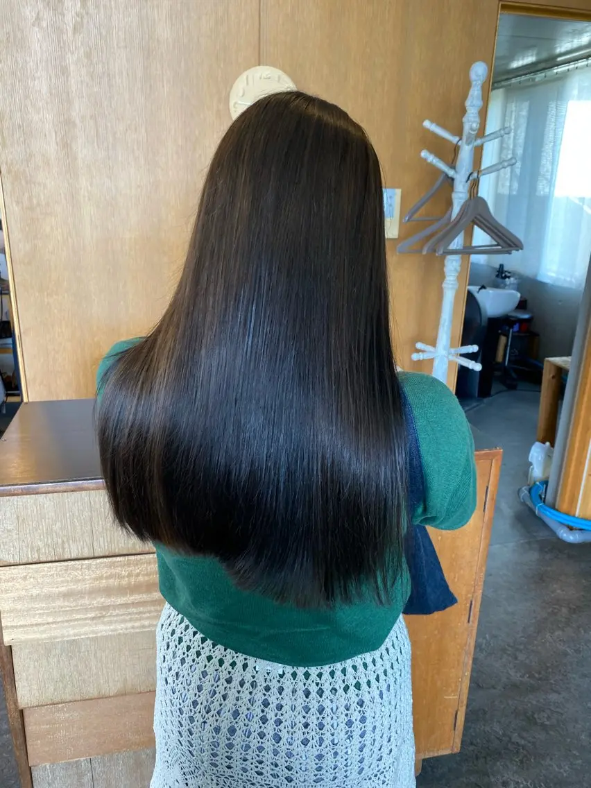 ロング カラー カット ヘアカラー トリートメント モリモト サナのヘアスタイル
