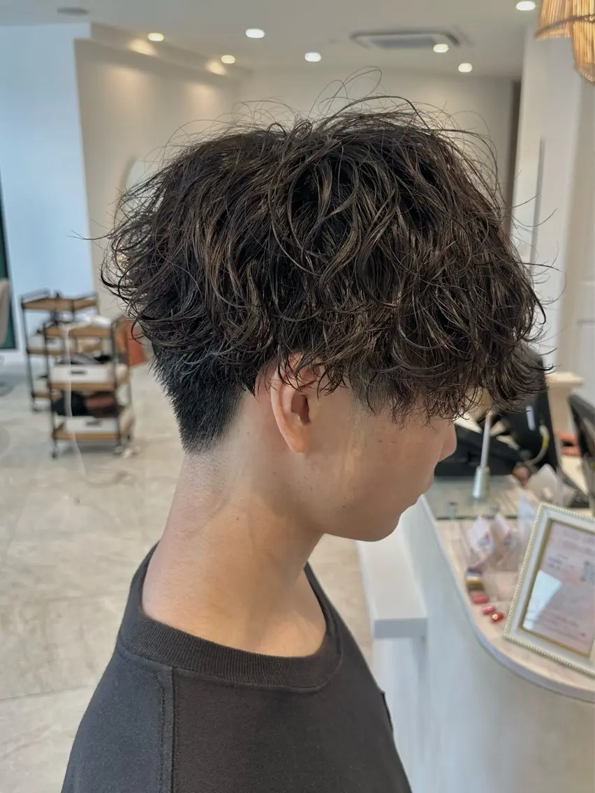 🌫️ミニモ限定men's cut + perm 🌫️¥11000の写真