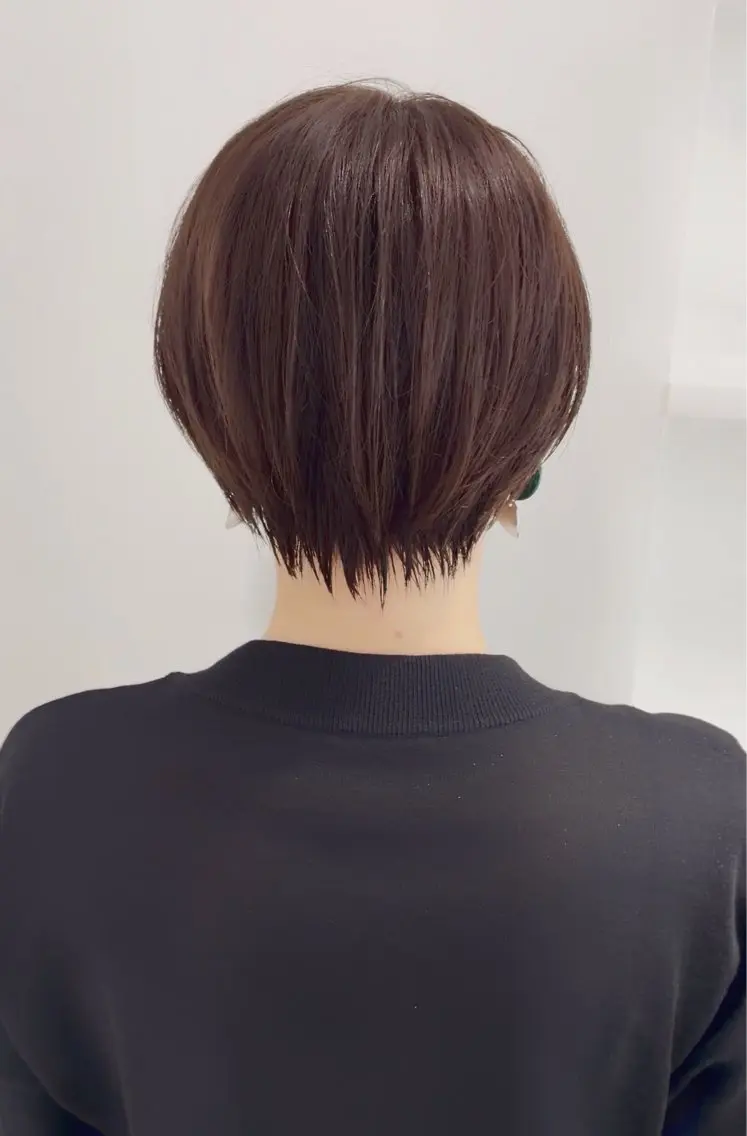 ショート カラー カット ヘアカラー 大人女性ショート専門 tomodaのヘアスタイル
