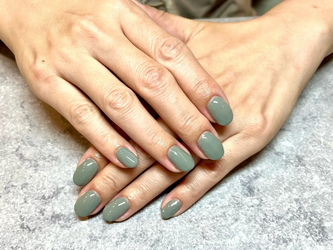 (オフなし)HAND💅ワンカラーの写真