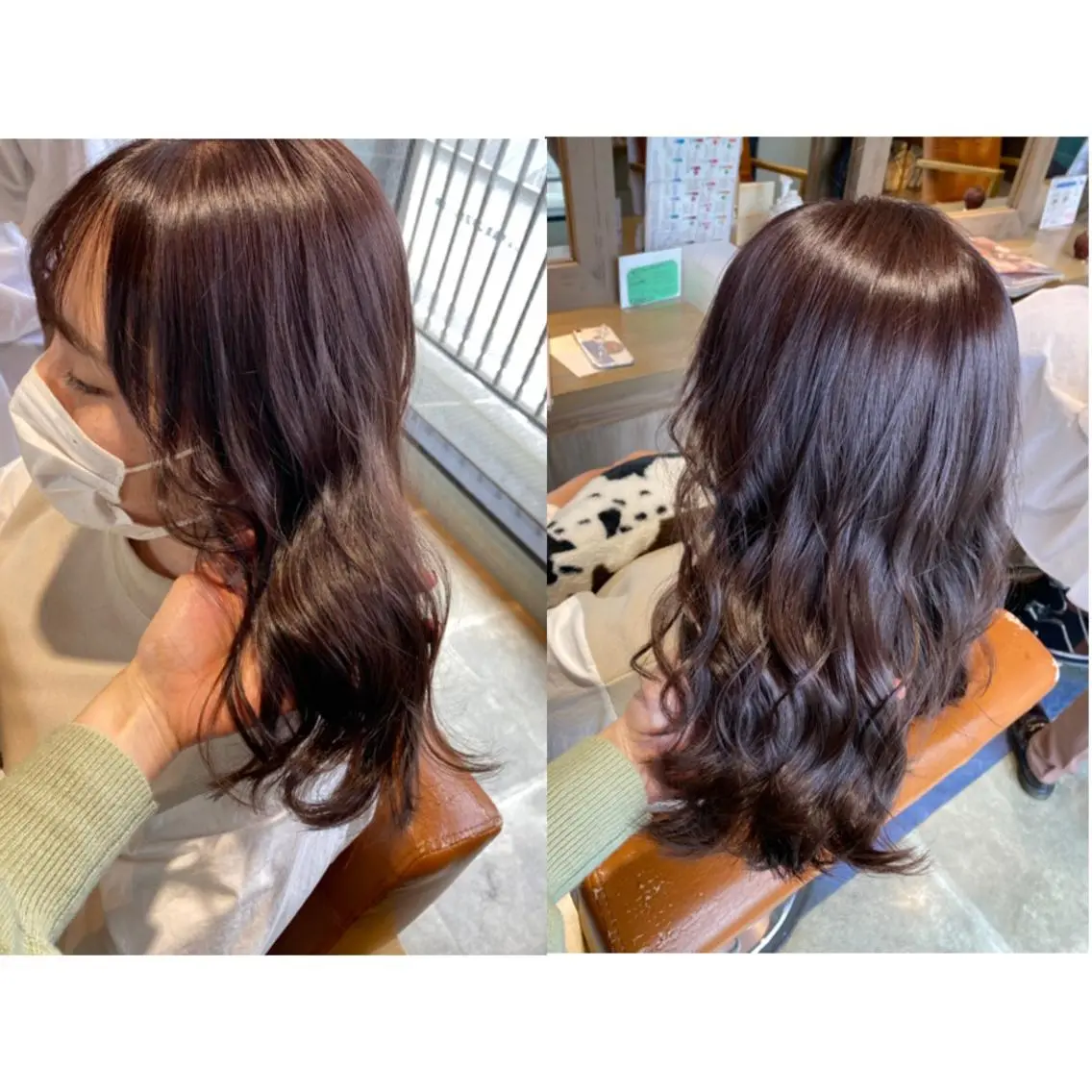 カラー ピンクカラー カット ヘアカラー トリートメント 🩵盛れる顔周りヘア EMI🩵のヘアスタイル