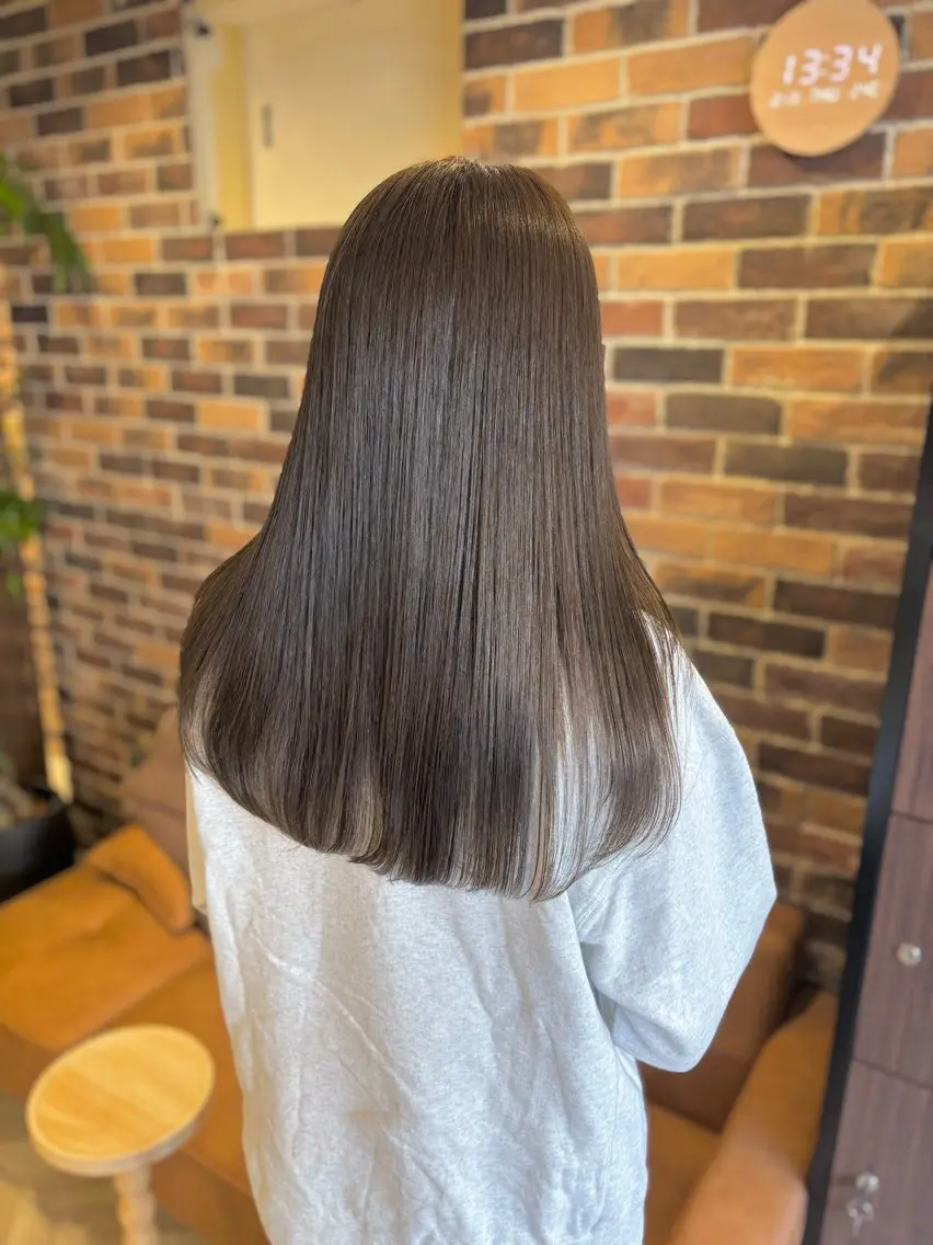 【人気No.1🌿】HITA髪質改善トリートメント＋カット+フルカラーの写真