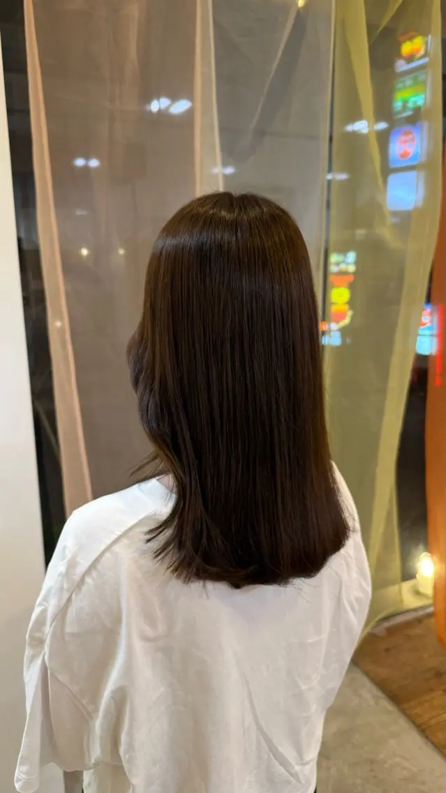 ロング カラー カット ヘアカラー 【YARD.】橋本 稀乃のヘアスタイル