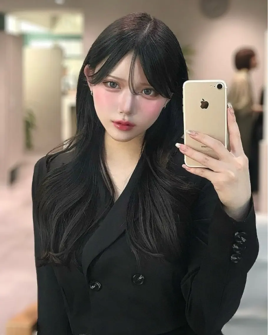 ロング カット ヘアカラー 韓国レイヤー RYOTAのヘアスタイル