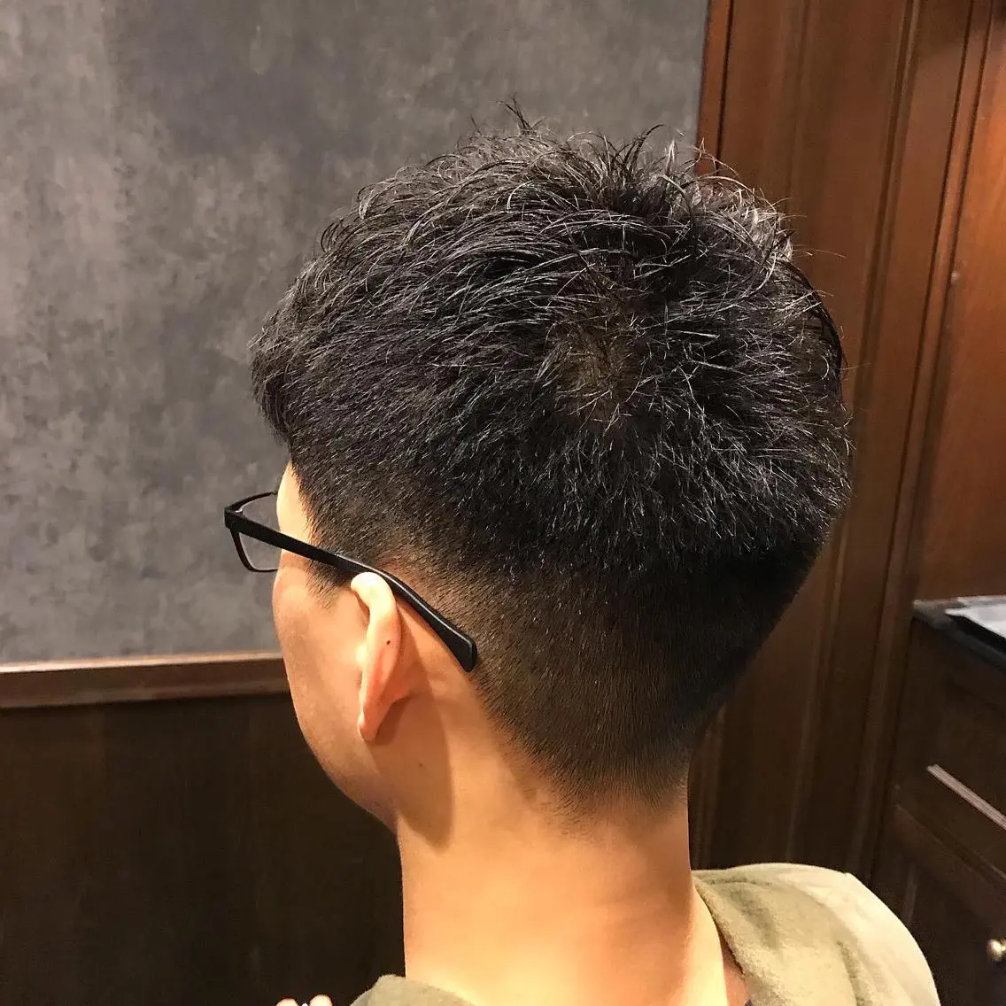 ショート プレミアムバーバー 表参道のヘアスタイル