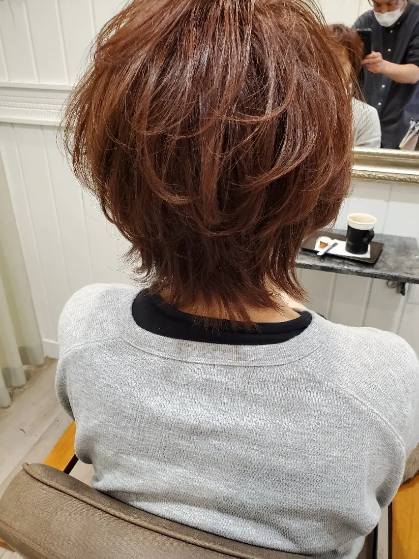 ショート レイヤーカット ウルフカット ウルフレイヤー 松浦 正春のヘアスタイル