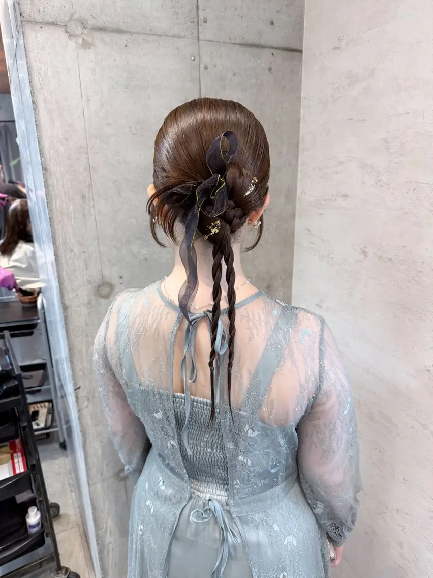ヘアアレンジ ヘアセット 🎀ヘアセット/艶髪 /はやしほのか🎀のヘアスタイル