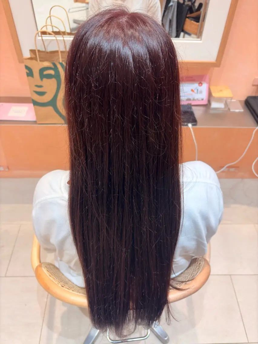 ロング ヘアカラー カラーモデル募集中/ ともみのヘアスタイル