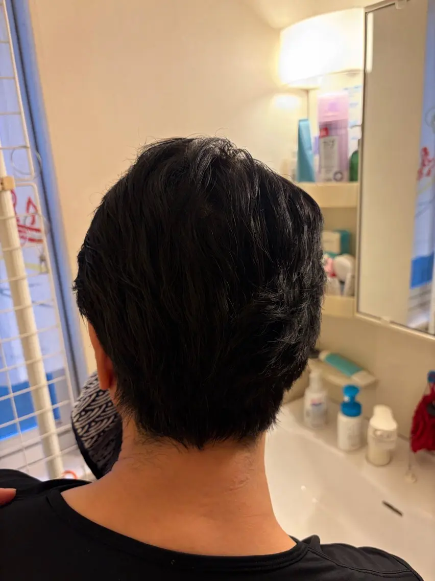 メンズ 刈り上げ ヘアカラー ワンカラー💥池田 将💥のヘアスタイル