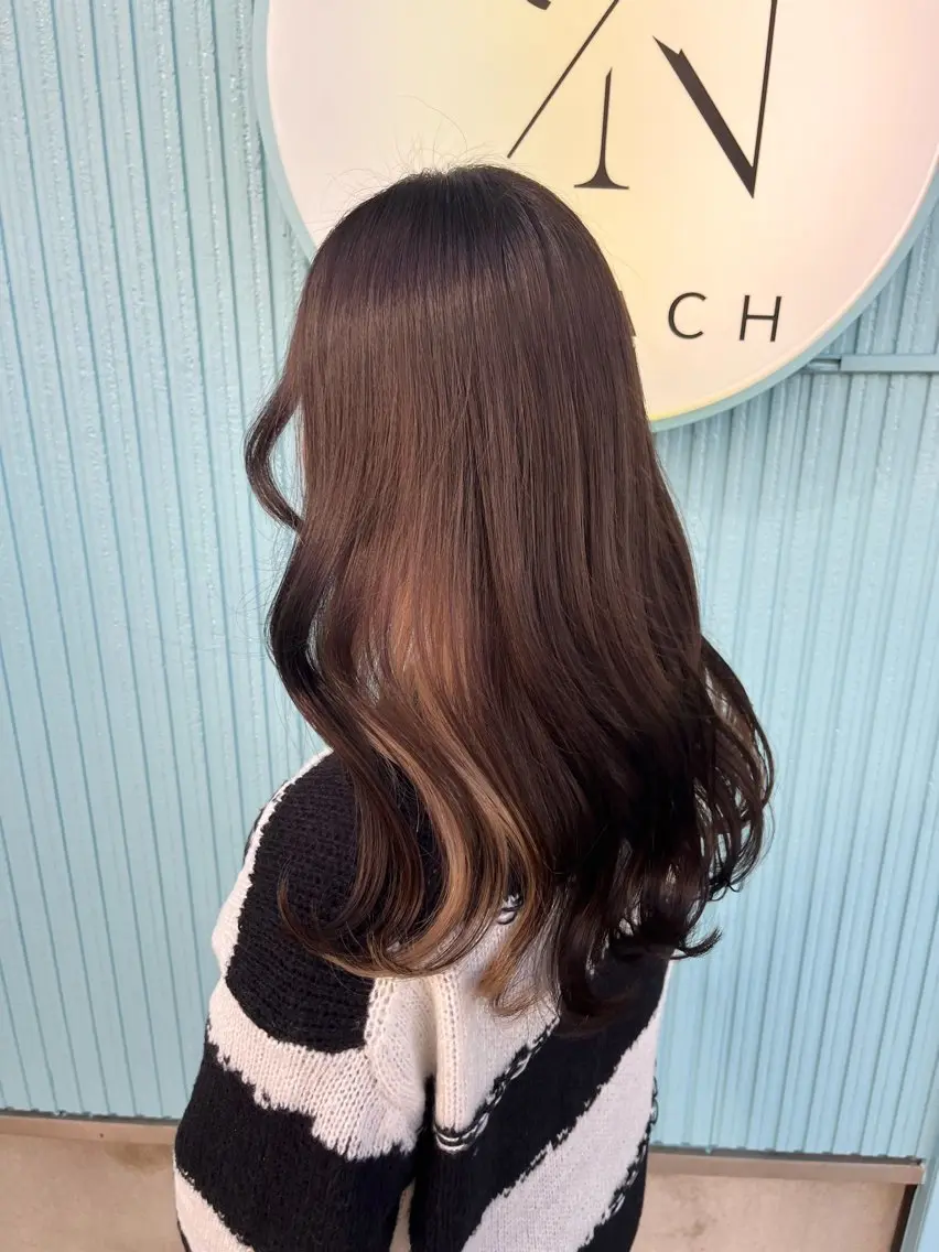 ロング カラー ダブルカラー インナーカラー 髪質改善 ヘアカラー トリートメント ヘッドスパ 🫧ハイトーン/ ブリーチ🫧白石航汰のヘアスタイル