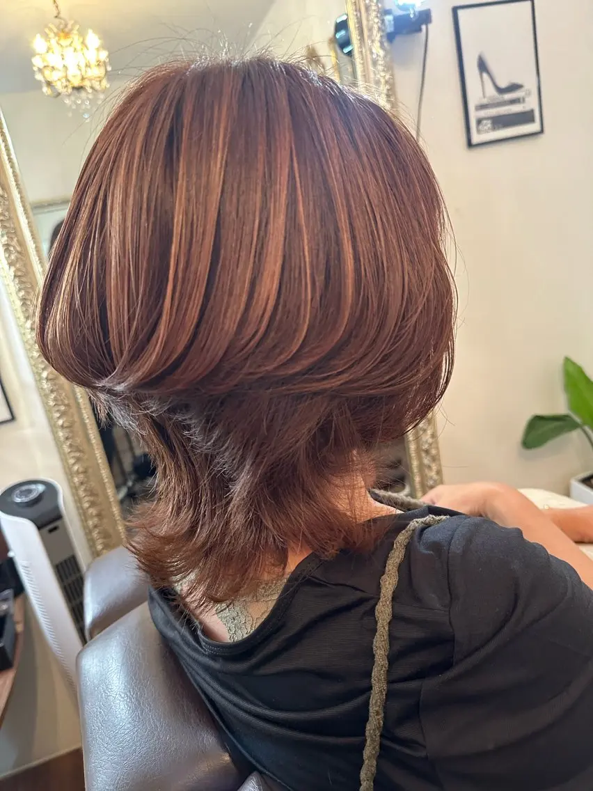 ミディアム カラー カット ヘアカラー トリートメント 🌺✨小川 友佳✨🌺のヘアスタイル