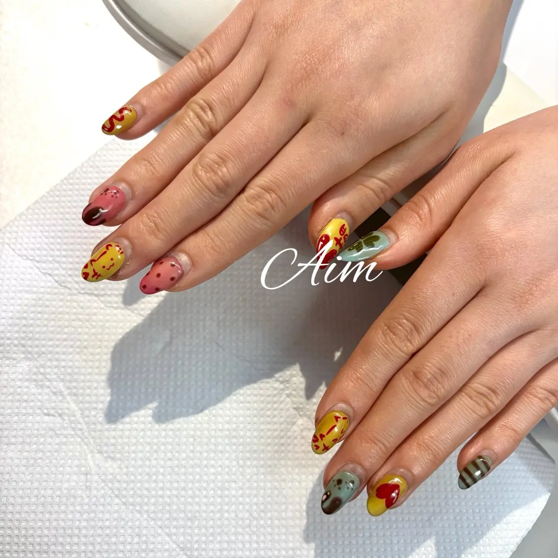ネイル ハンドネイル Aim🌿 kanaのネイルデザイン