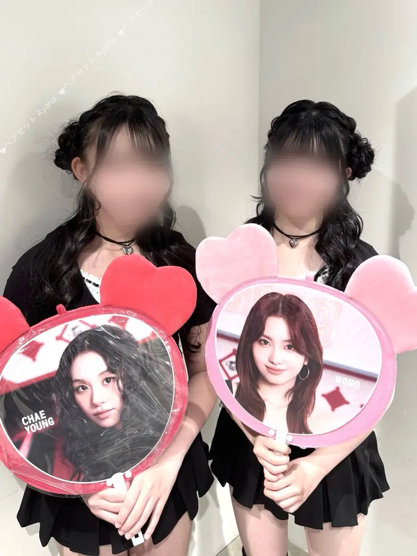 【推しに会うライブイベントの日に🖤】イベントヘアセット🫧の写真