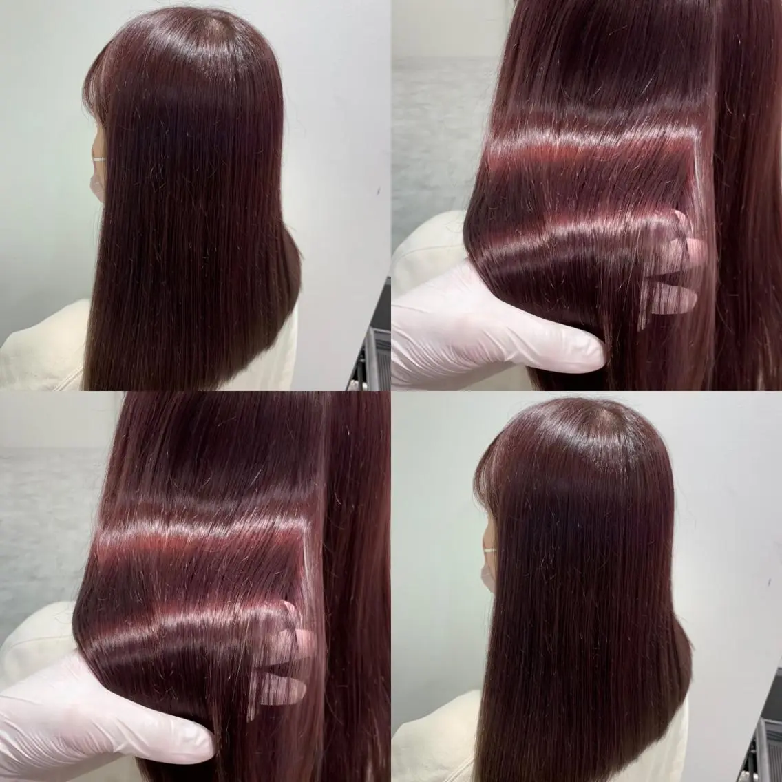 セミロング ヘアカラー トリートメント ヘッドスパ ヘアセット 🪞透明感カラー🫧 縮毛矯正🥇かずきのヘアスタイル