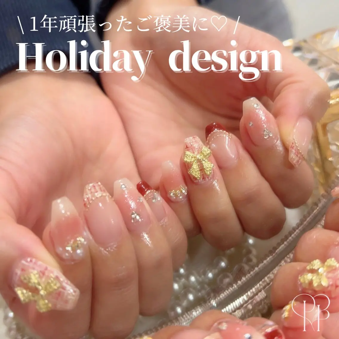 ネイル ハンドネイル 【岐阜💅🏻】 オトナ可愛い🤍🪄のネイルデザイン