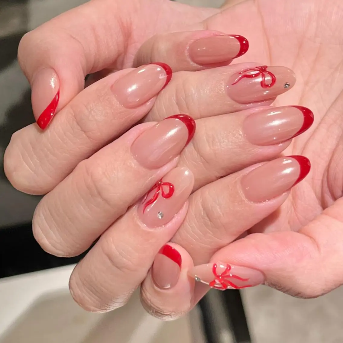 ネイル ハンドネイル ハンドケア 🍑 momo_nailのネイルデザイン