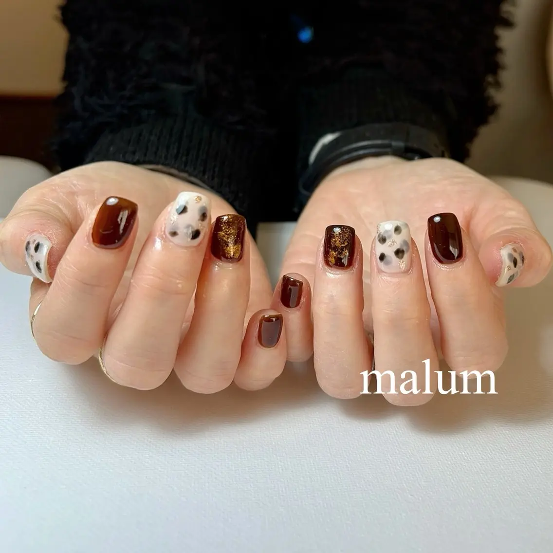 ネイル ハンドネイル malum nailのネイルデザイン
