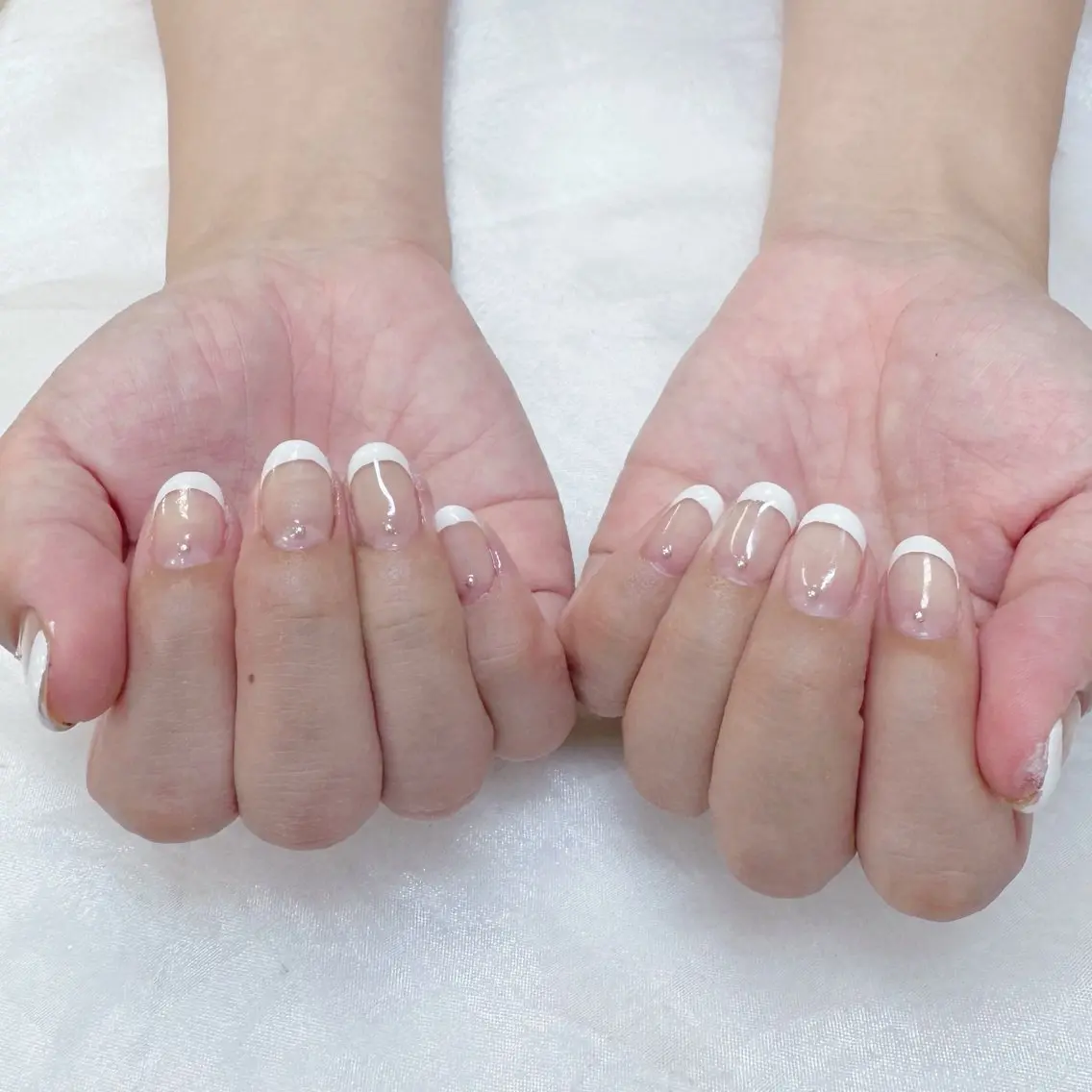 ネイル フレンチネイル オフィスネイル maruyasu. yのネイルデザイン