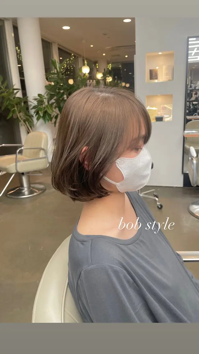 ショート ボブ 似合わせカット ♡レイヤーボブ パーマ/うらら♡のヘアスタイル