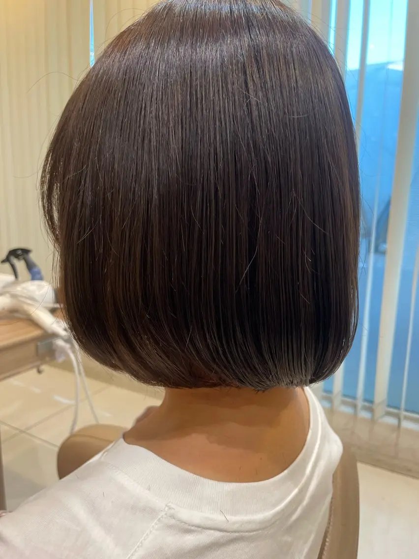 ショート カット トリートメント 韓国ヘアメイク🎀/ 縮毛矯正✨山本媛香のヘアスタイル