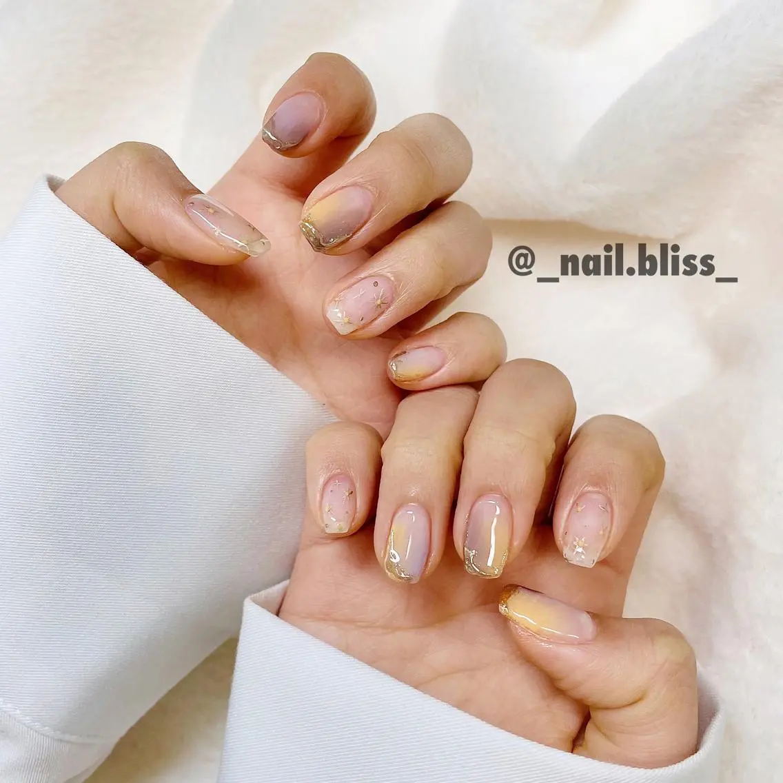 ネイル クリアネイル ハンドネイル NAIL BLISSのネイルデザイン