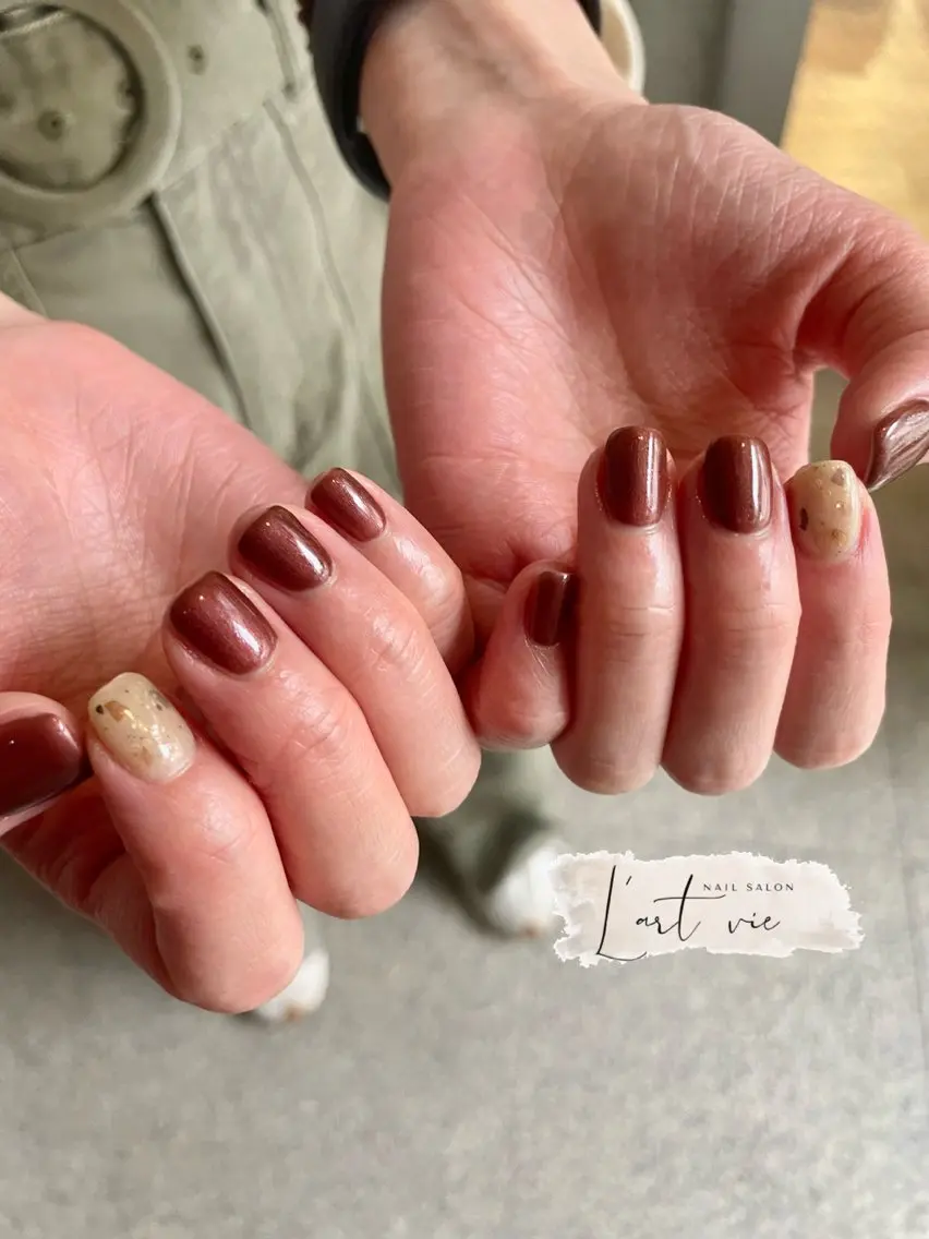 ネイル ハンドネイル NailSalon L’artVieのネイルデザイン