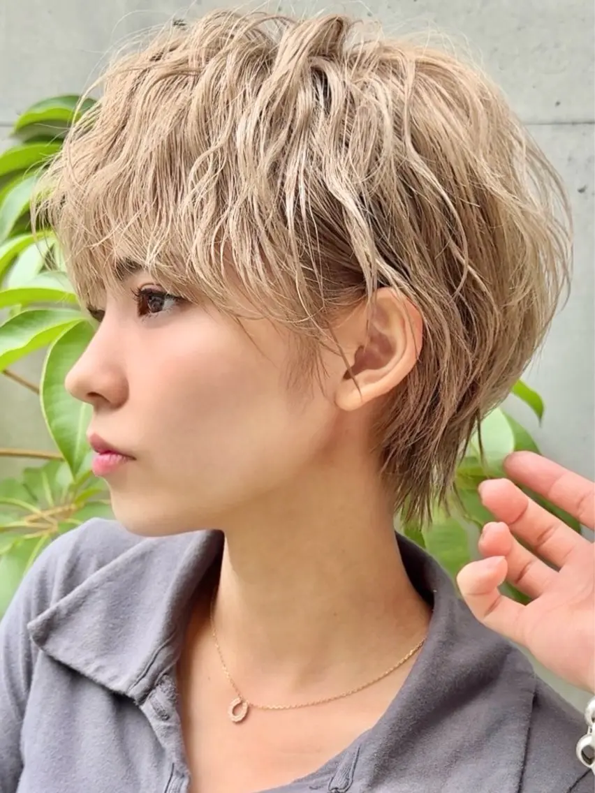 ショート カラー ショート/ボブ/ 髪質改善🍒hiyuのヘアスタイル
