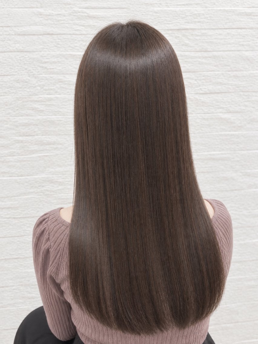 ロング カット 縮毛矯正 井上椋介 【Recharme】のヘアスタイル