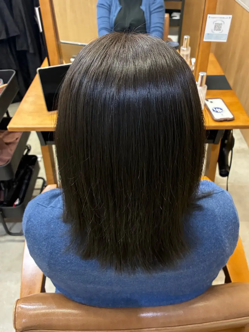 ミディアム カラー うる艶トリートメント 表参道美容師✨れいのヘアスタイル